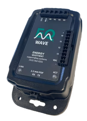 EQ Wave continuous waveform monitoring hardware with fiber optic communications